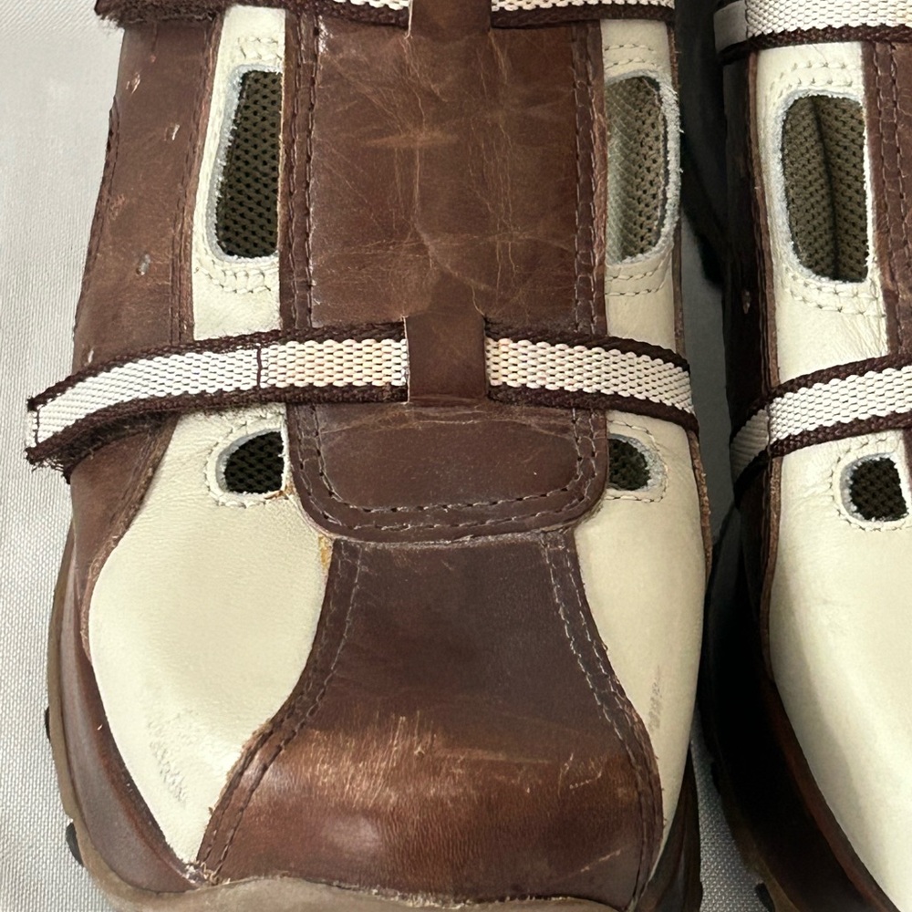 RARE Vintage Y2K Steve Madden Athletic Leather Slip On Mules - Picture 13 of 14